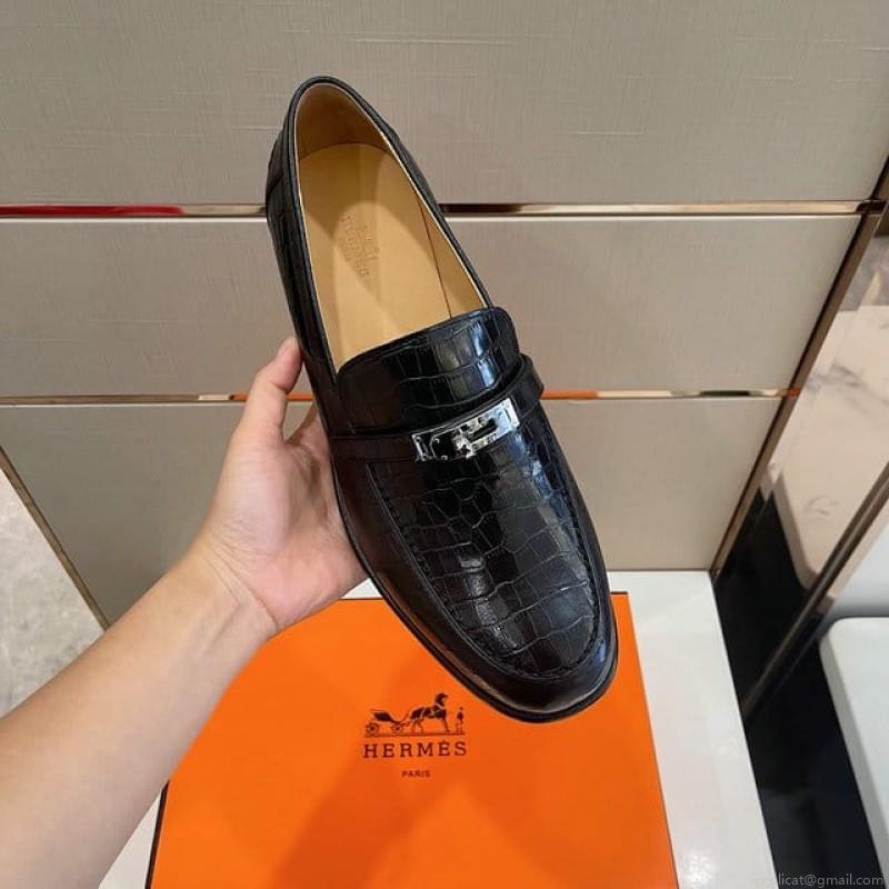 Hermes Men Leather 1219 22530005 SZ 38-44