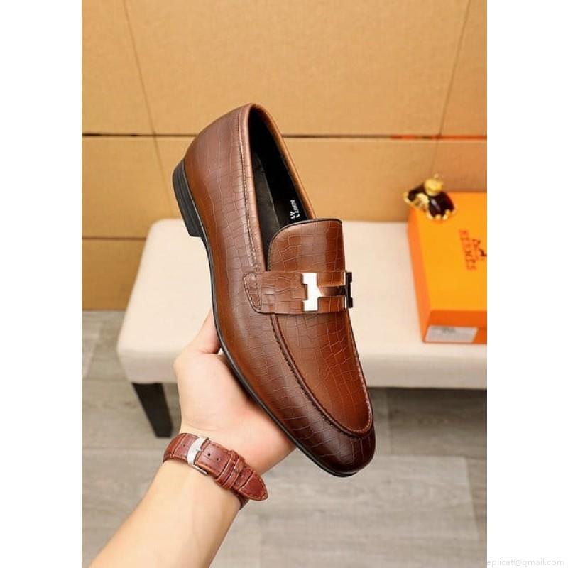 Hermes Men Leather 1219 22521174 SZ 38-44