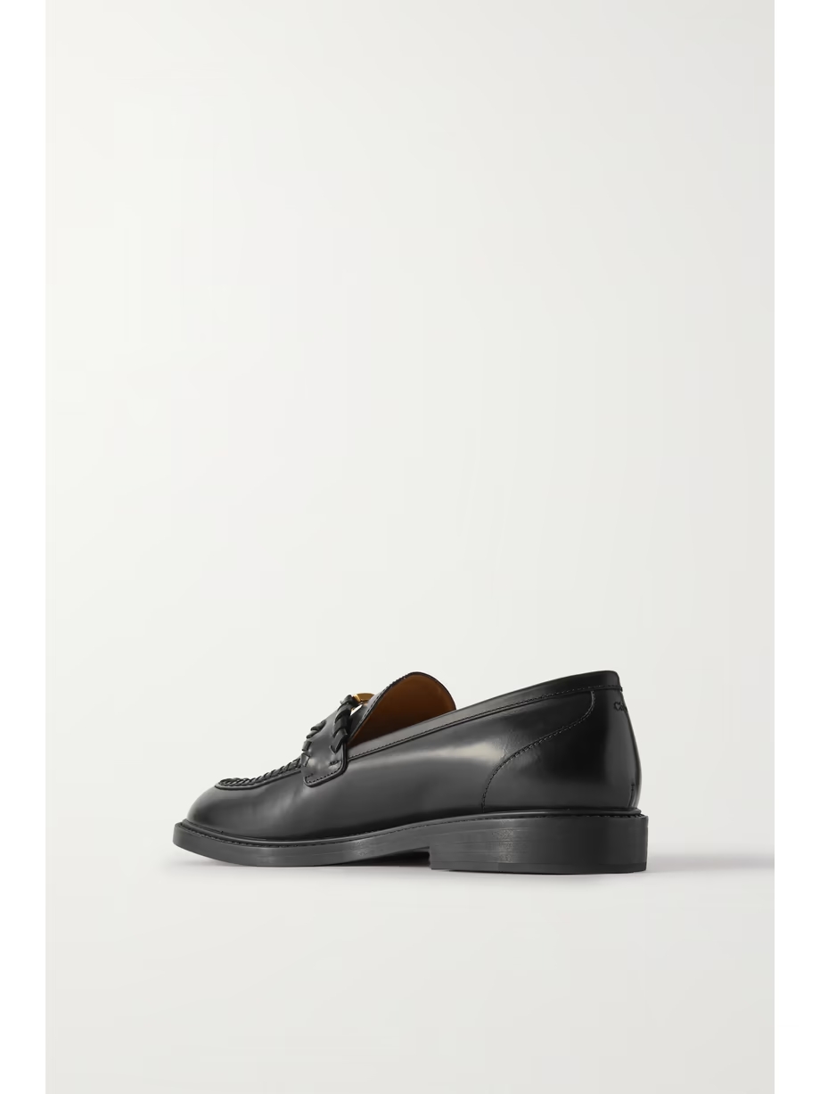 Marcie embellished leather loafers