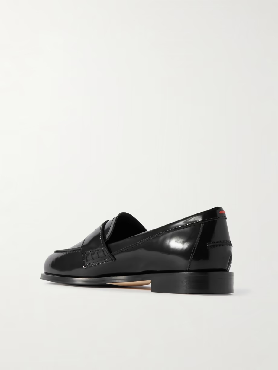 Oscar patent-leather loafers