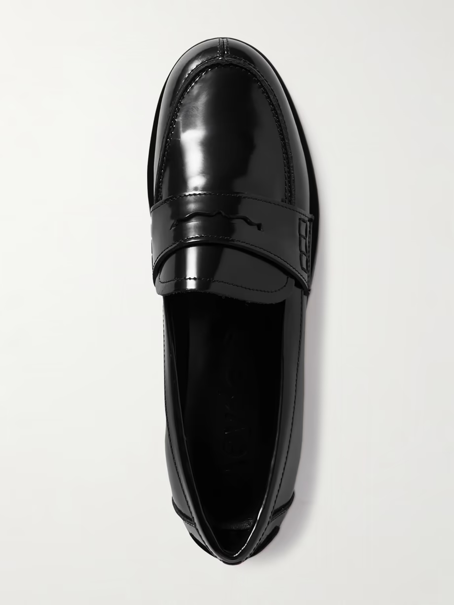 Oscar patent-leather loafers