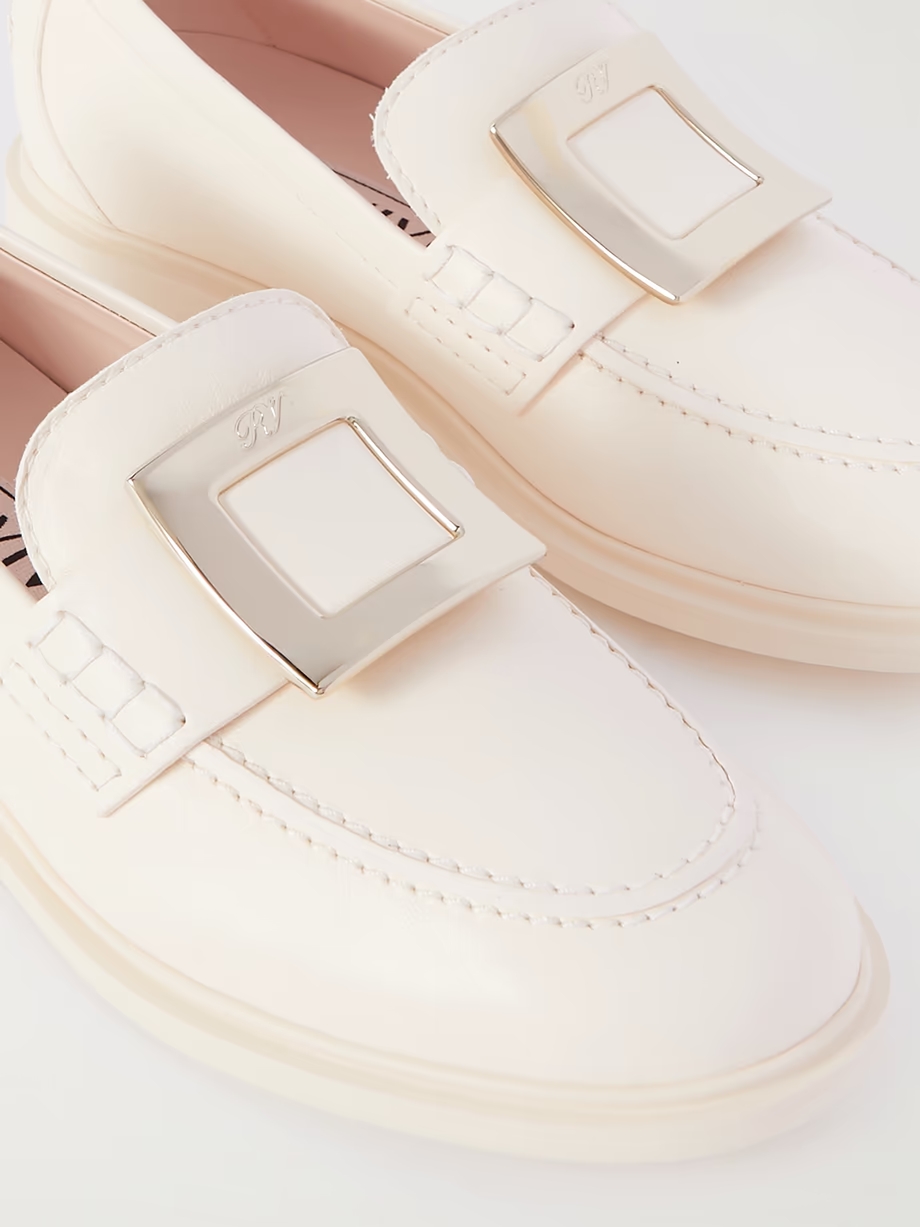 Summer leather loafers