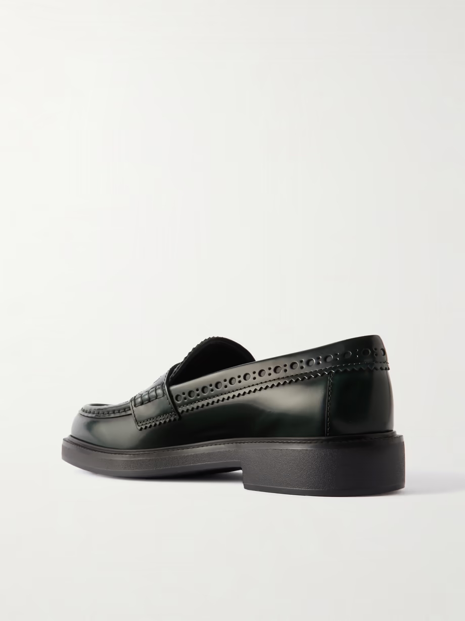 Gomma leather loafers