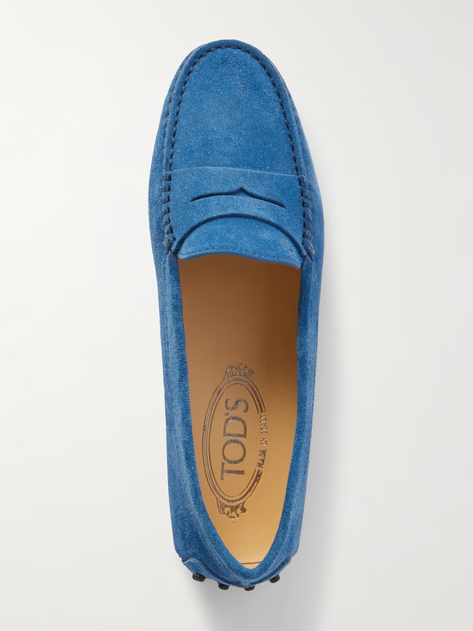 Gommino suede loafers