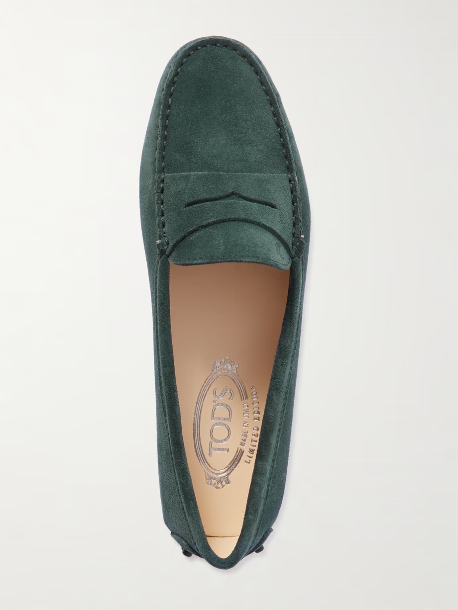 Gommino suede loafers