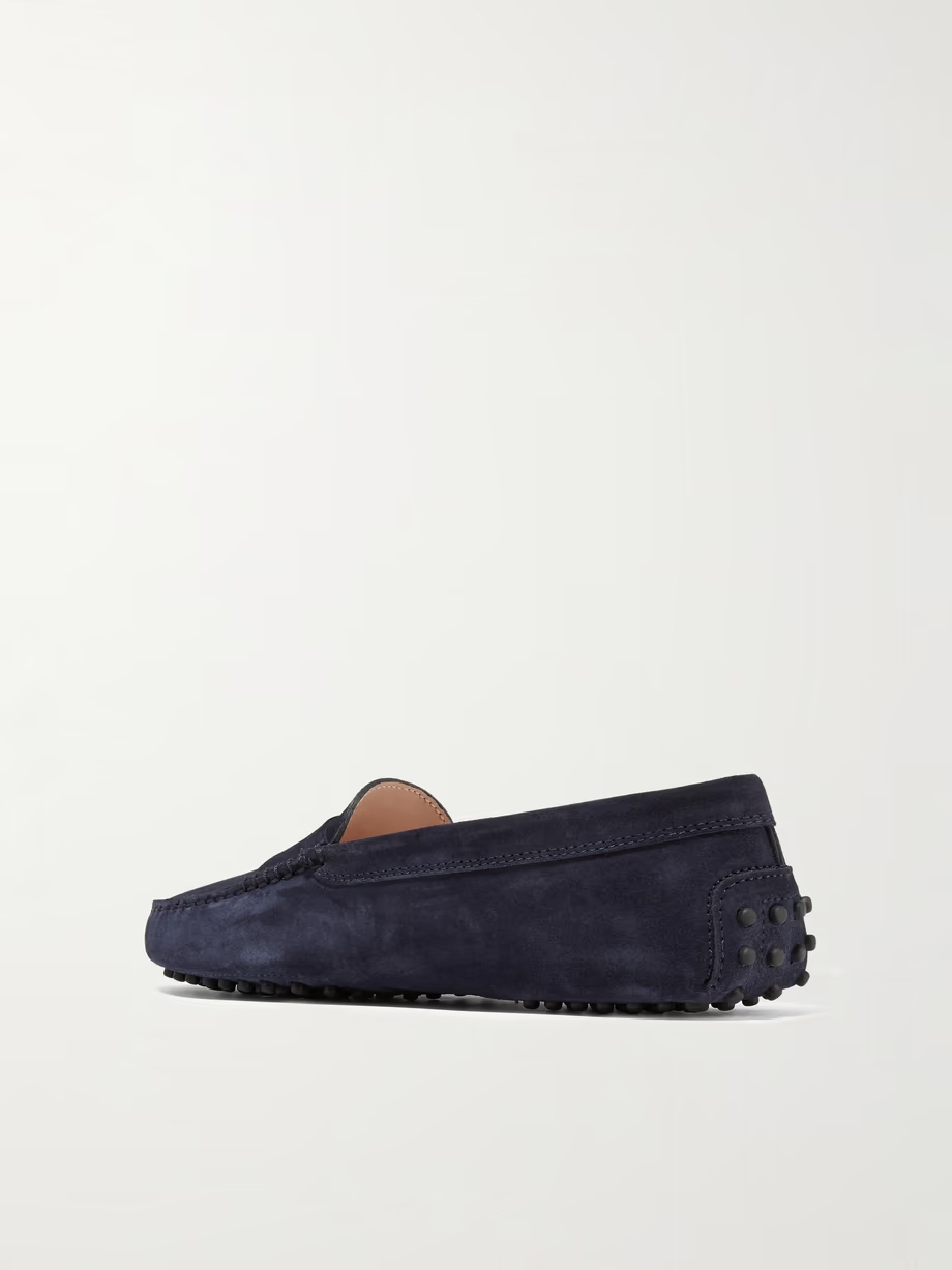 Gommino suede loafers