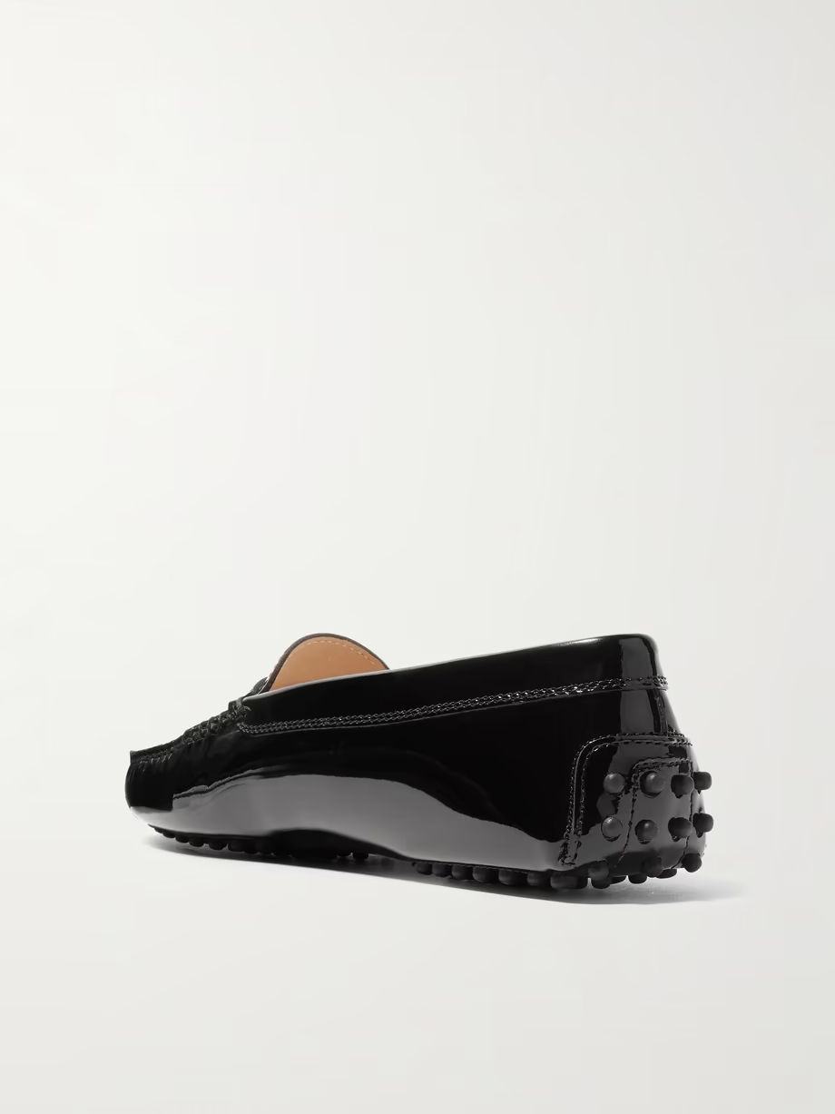 Gommino patent-leather loafers