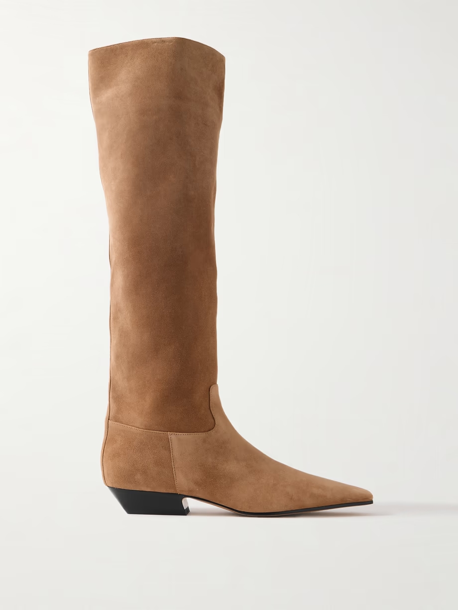 Marfa suede knee boots