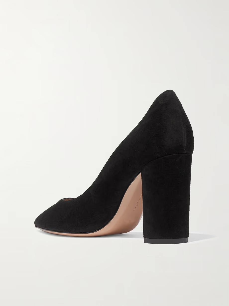 Piper 85 suede pumps