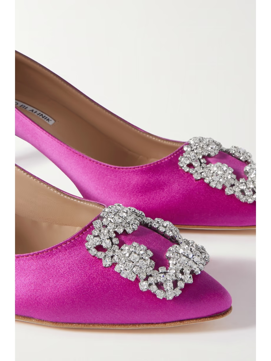 Hangisi 50 embellished satin pumps