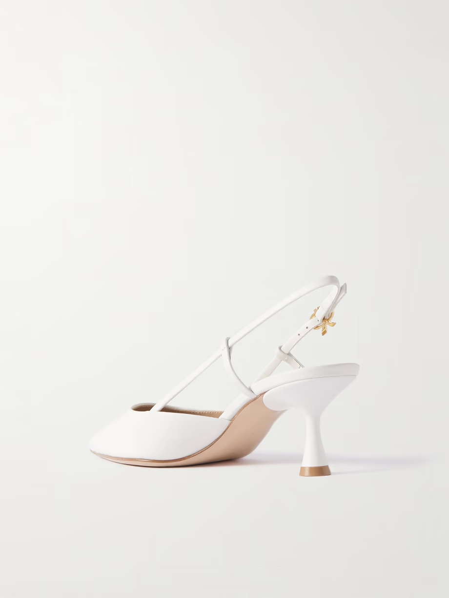 Ascent 55 leather slingback pumps