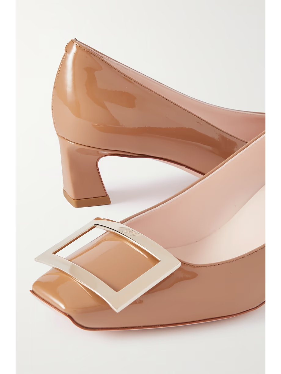 Trompette patent-leather pumps