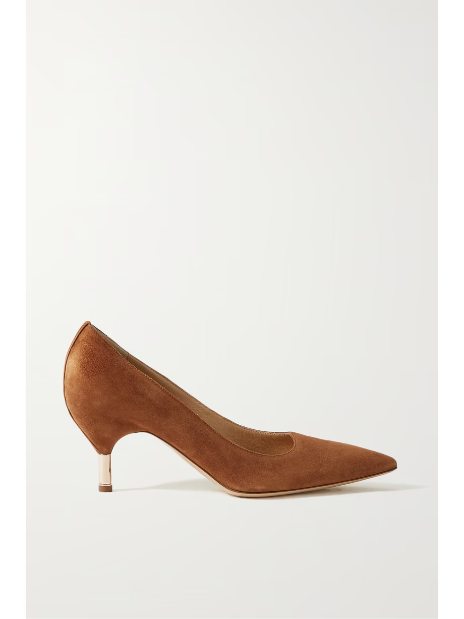 Sofia suede pumps