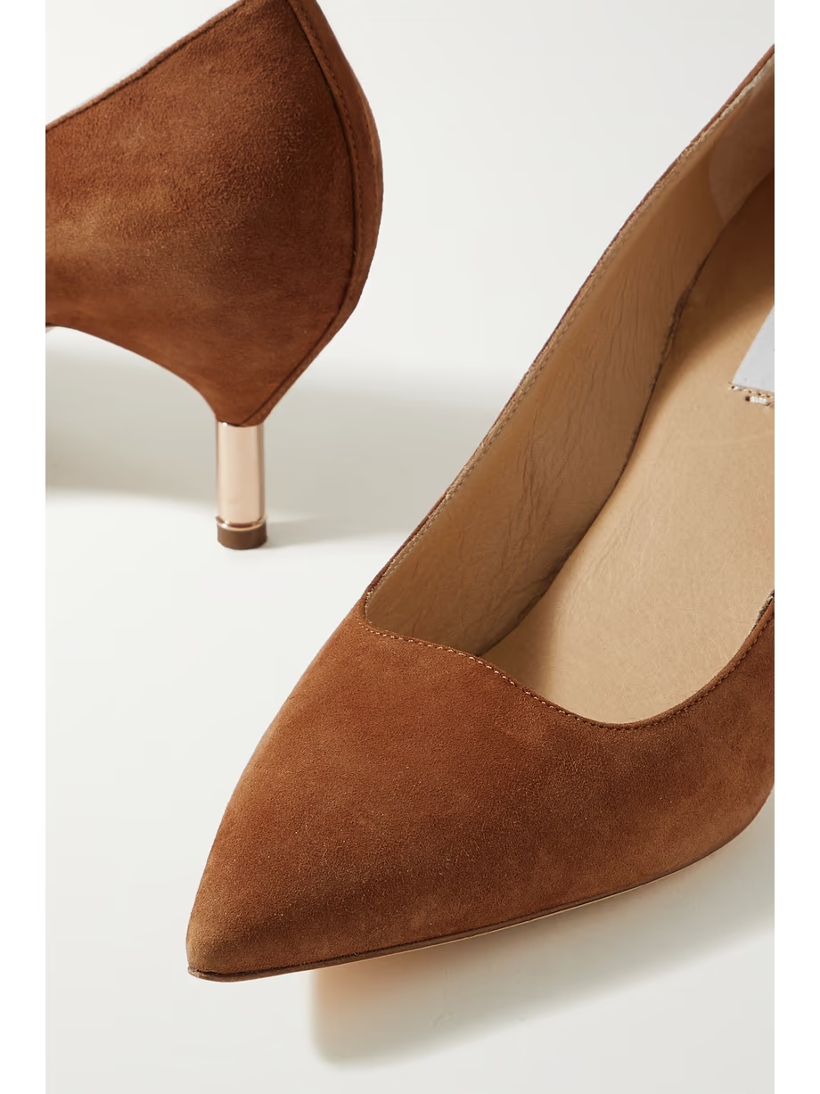 Sofia suede pumps