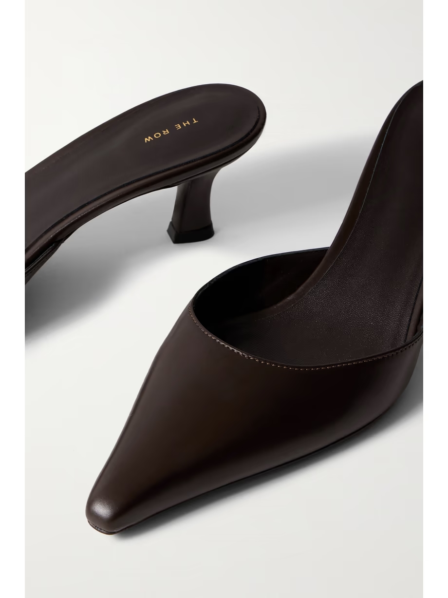 Cybil leather mules