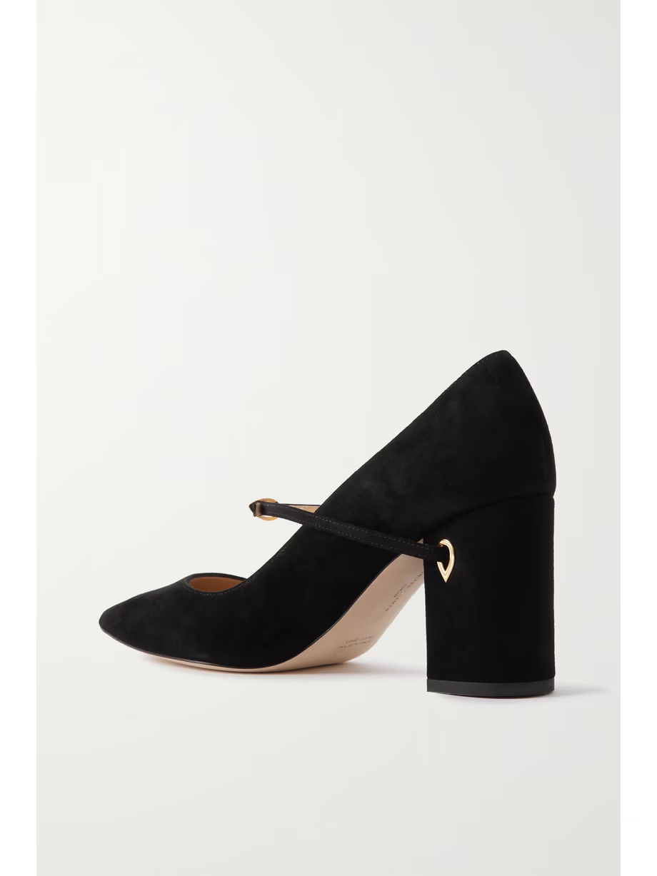 Lore 85 suede pumps