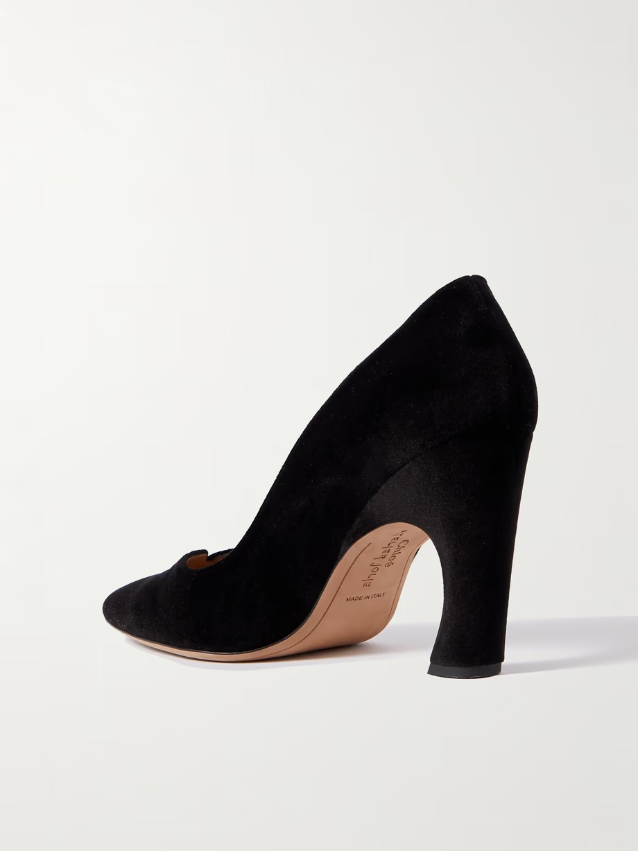 + Atelier Jolie Oli velvet pumps