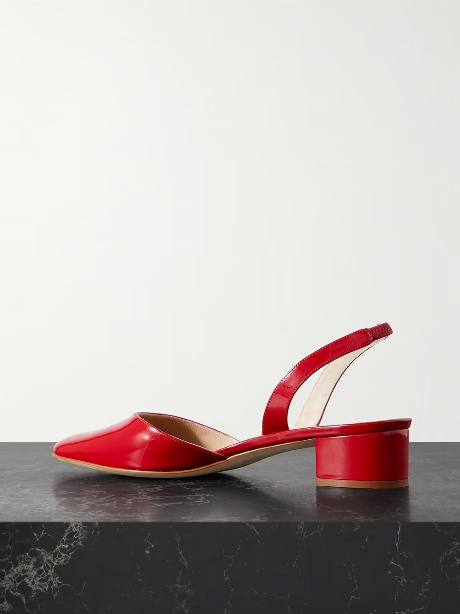 Aspro 30 patent-leather pumps