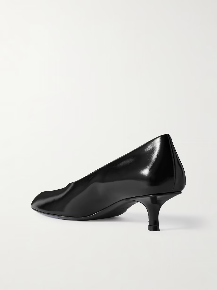 Patent-leather pumps