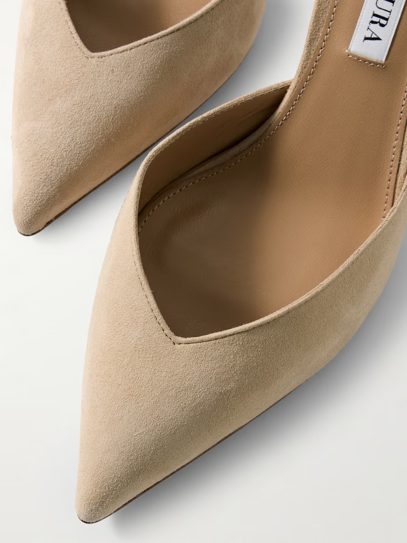 Beyond 65 suede pumps