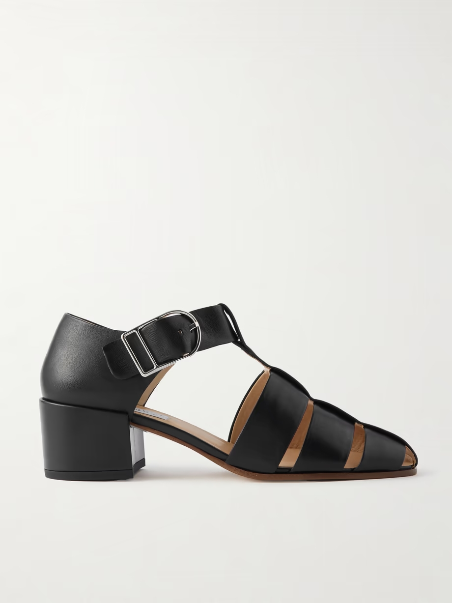 Lyle cutout leather sandals