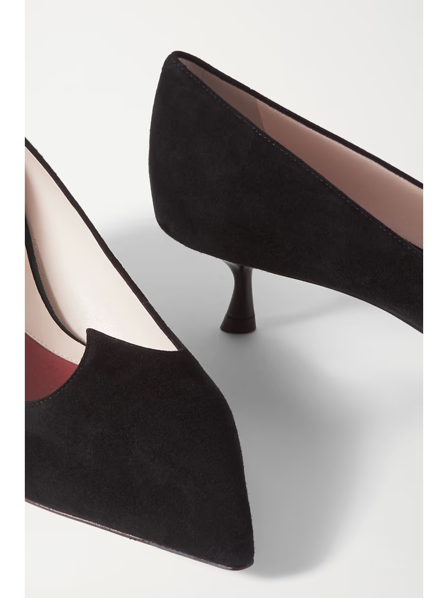 I Love Vivier suede pumps