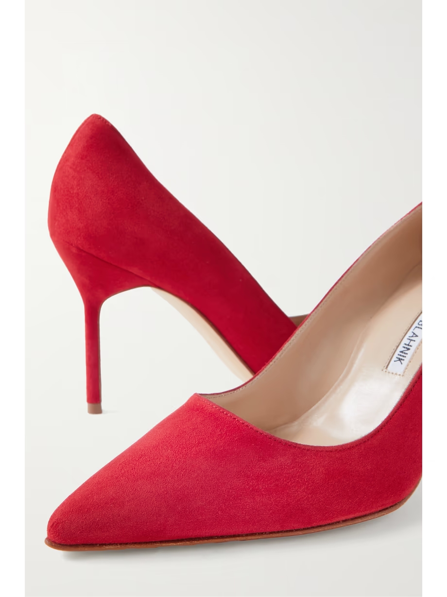 BB 90 suede pumps