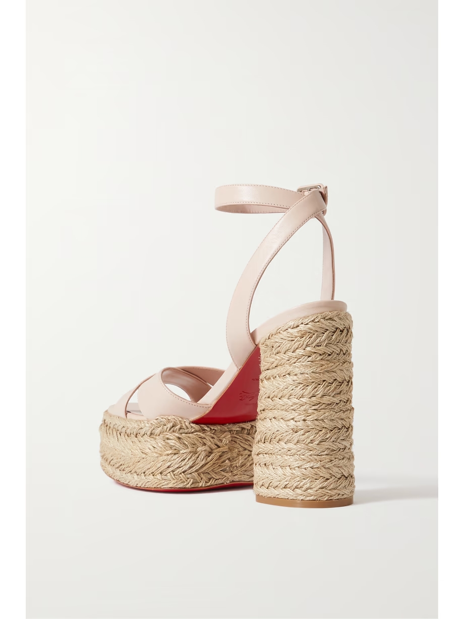 Super Mariza 130 leather espadrille platform sandals