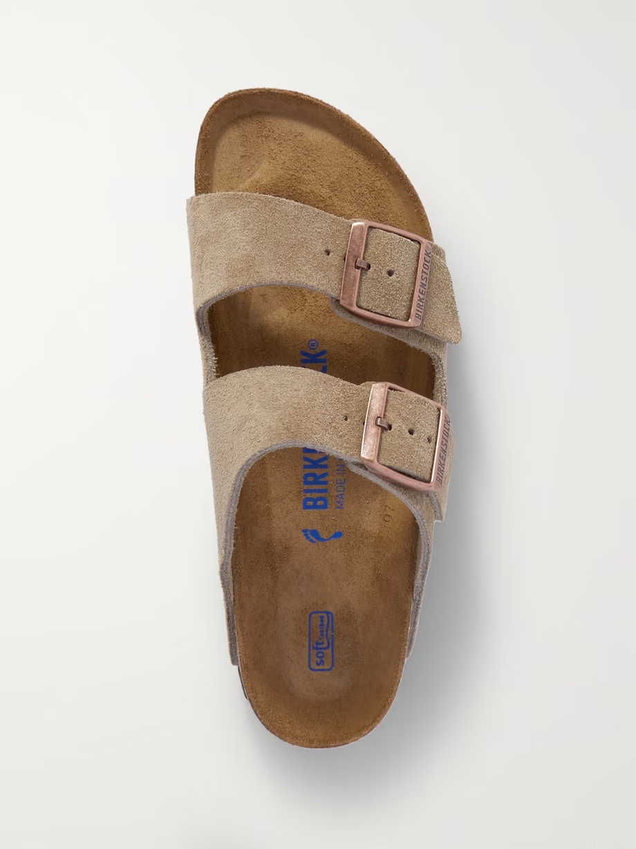 Arizona suede slides