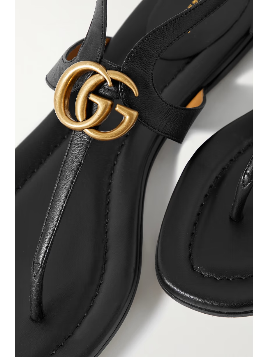 Marmont logo-embellished leather sandals