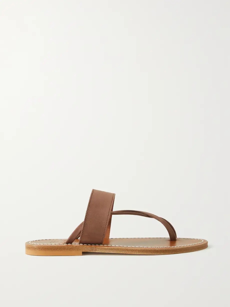 + NET SUSTAIN Nehru nubuck sandals