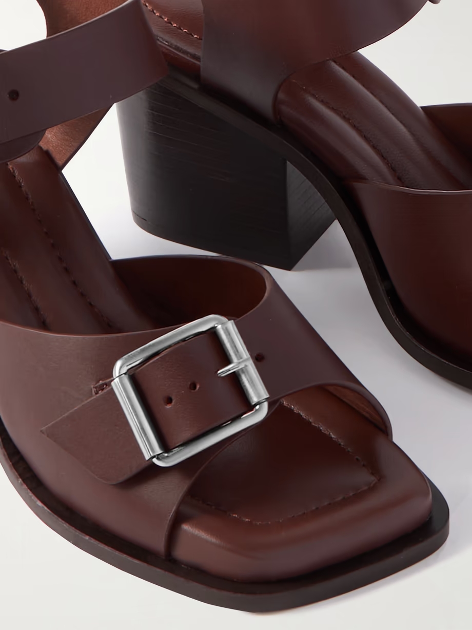 Leather sandals