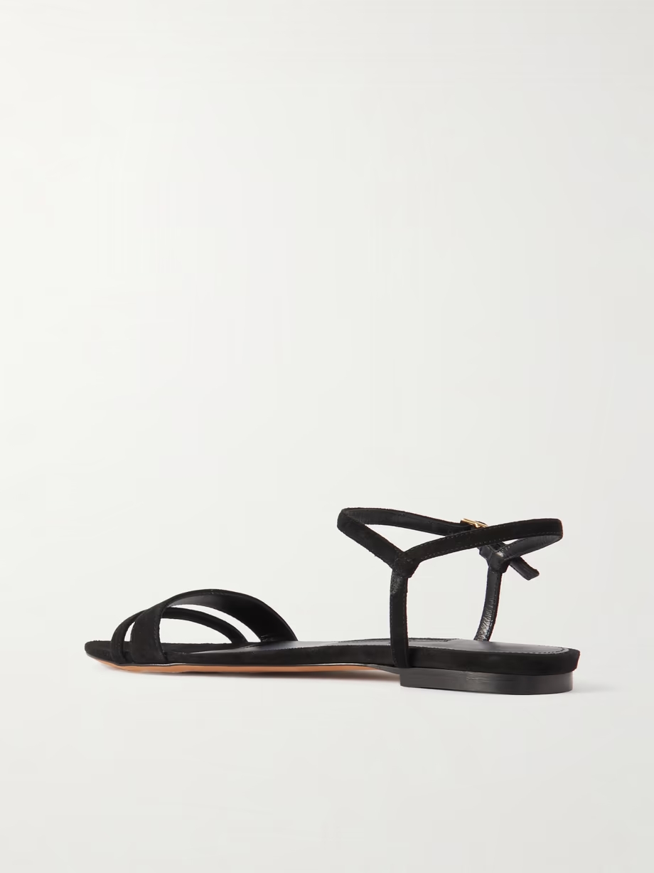 Simple suede sandals