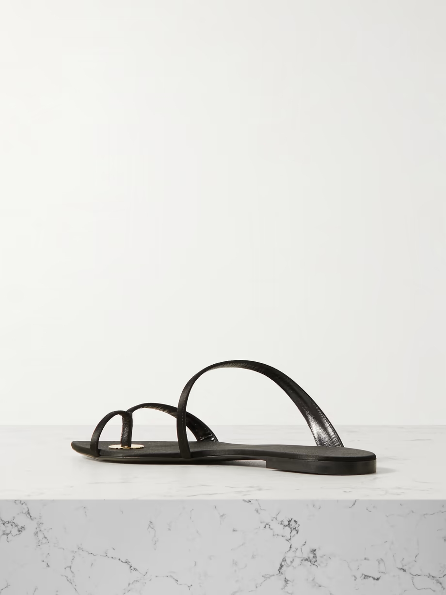 Tanger satin sandals