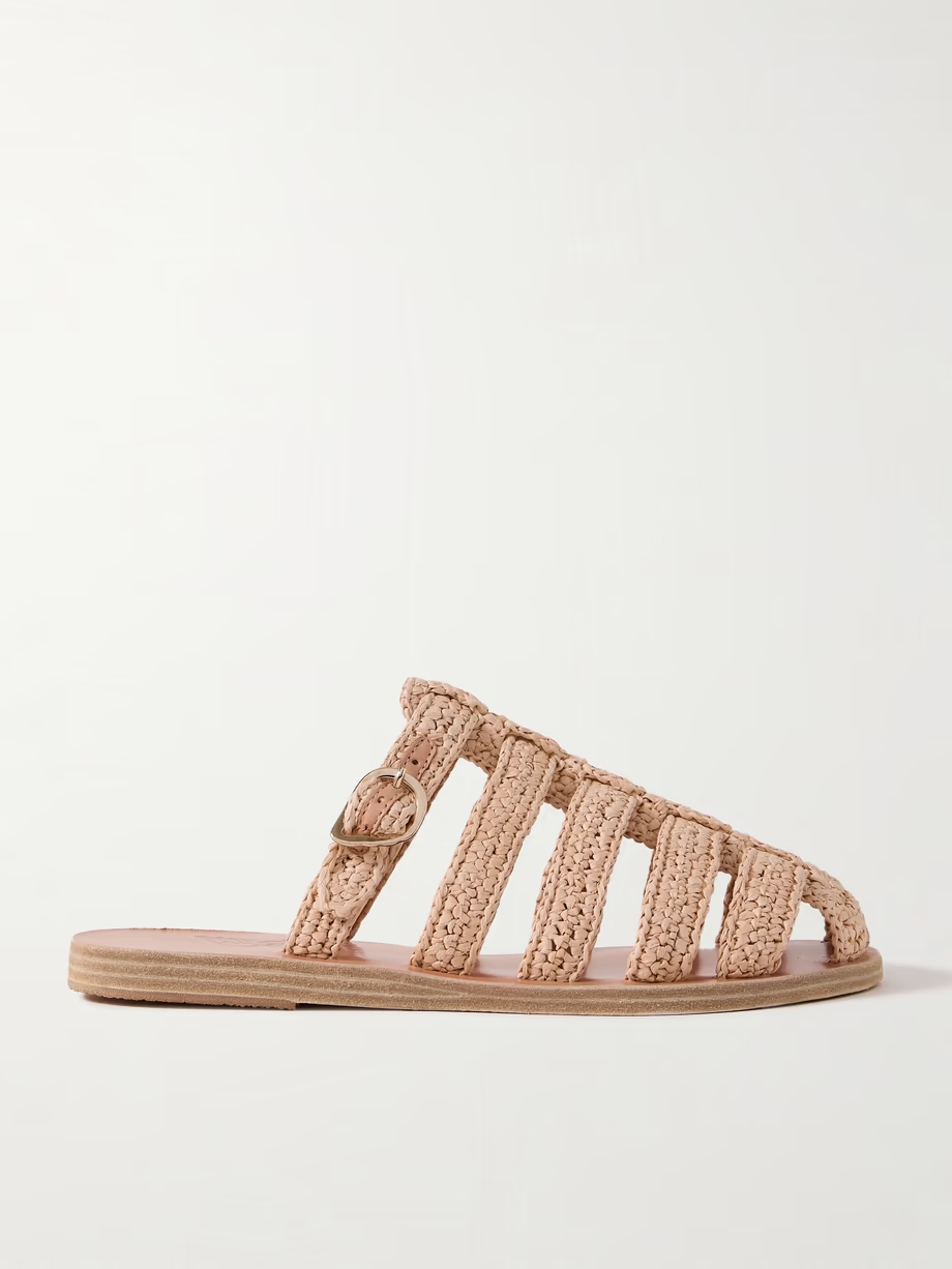 Cosmia raffia sandals