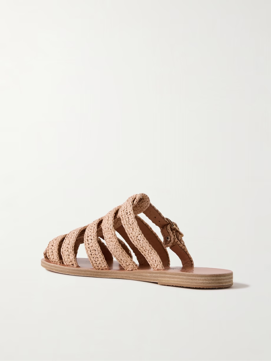 Cosmia raffia sandals