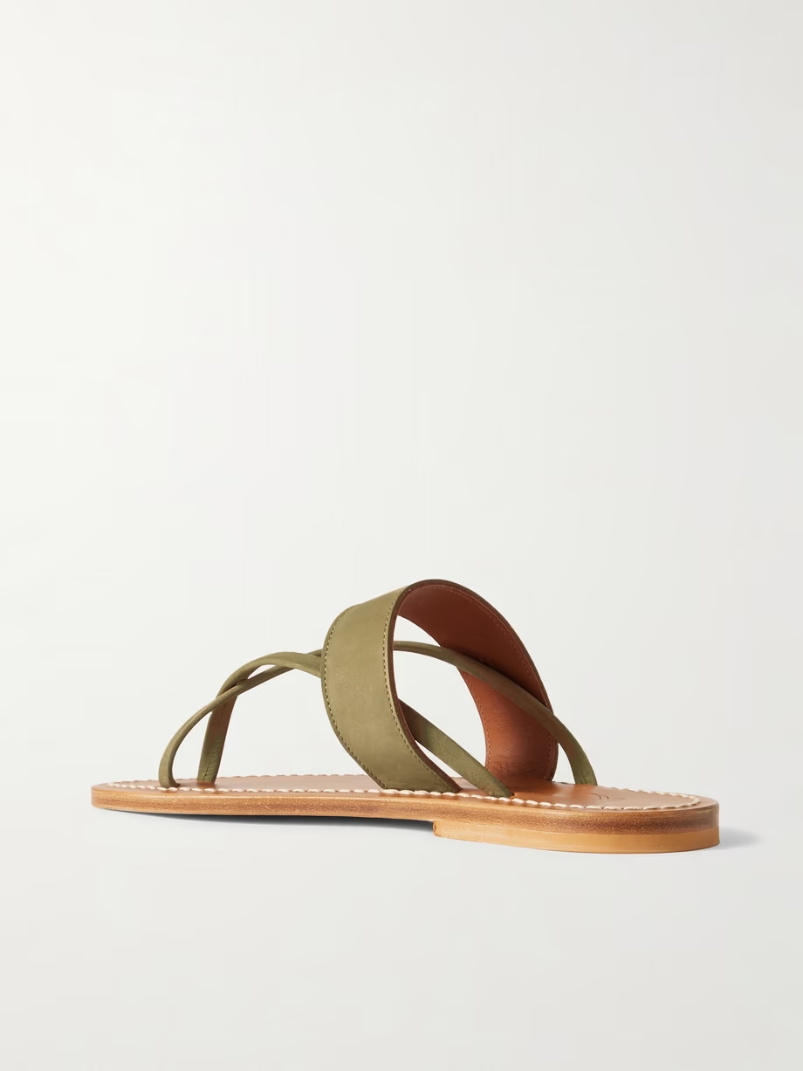 Nehru nubuck sandals