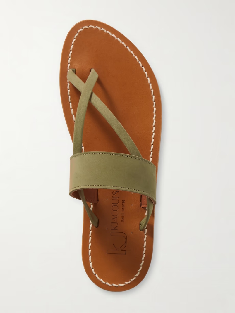 Nehru nubuck sandals