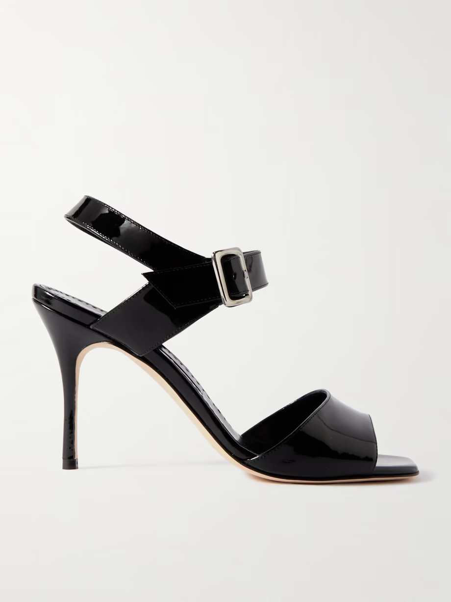 Fairu 90 patent-leather sandals