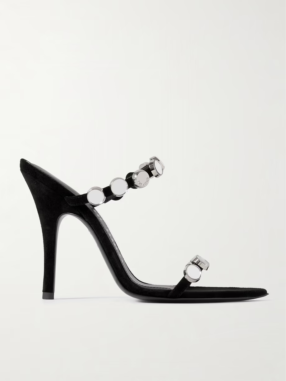 Venus studded suede sandals