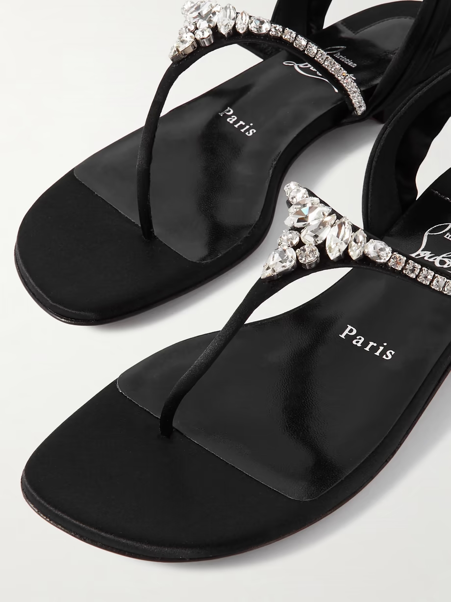 Just Queenie embellished satin sandals