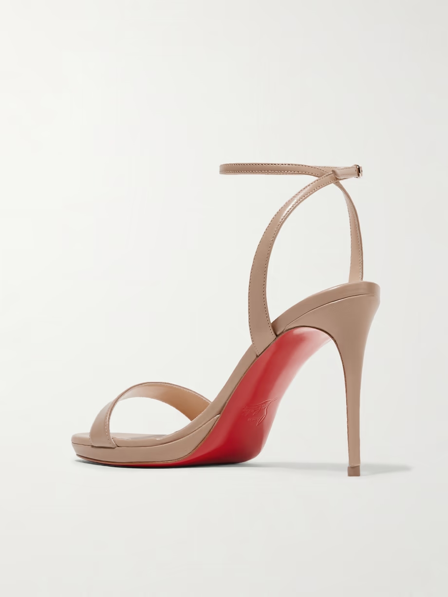 Loubi Queen 100 leather sandals