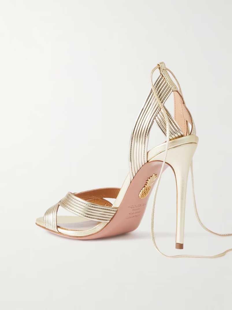 Ari 105 metallic leather sandals