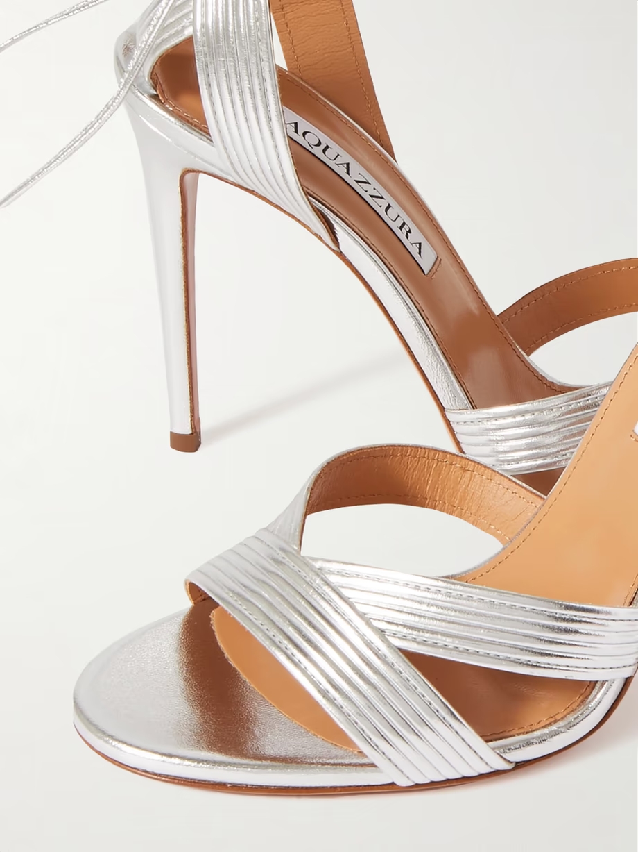 Ari 105 metallic leather sandals