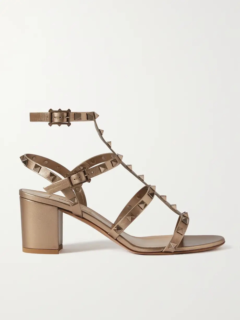 Rockstud 60 leather sandals