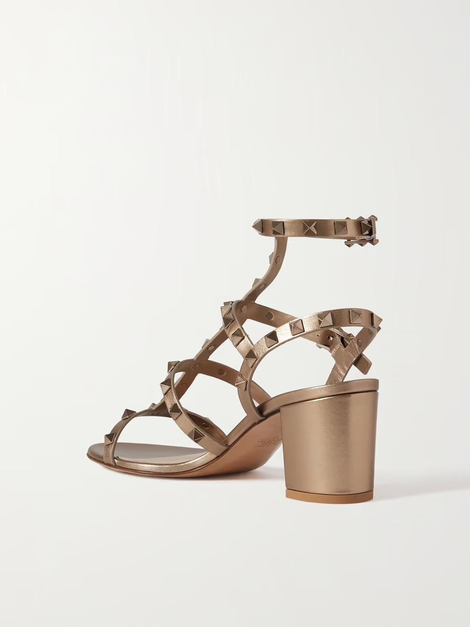 Rockstud 60 leather sandals