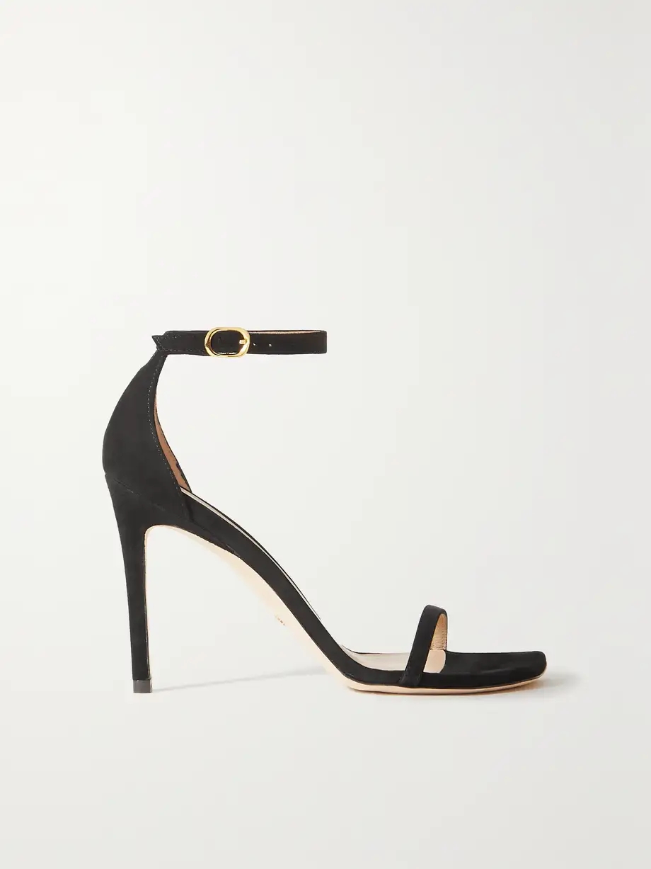 Nudistcurve suede sandals