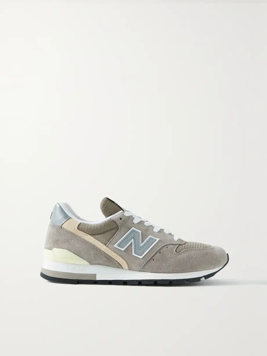 996 suede and mesh sneakers