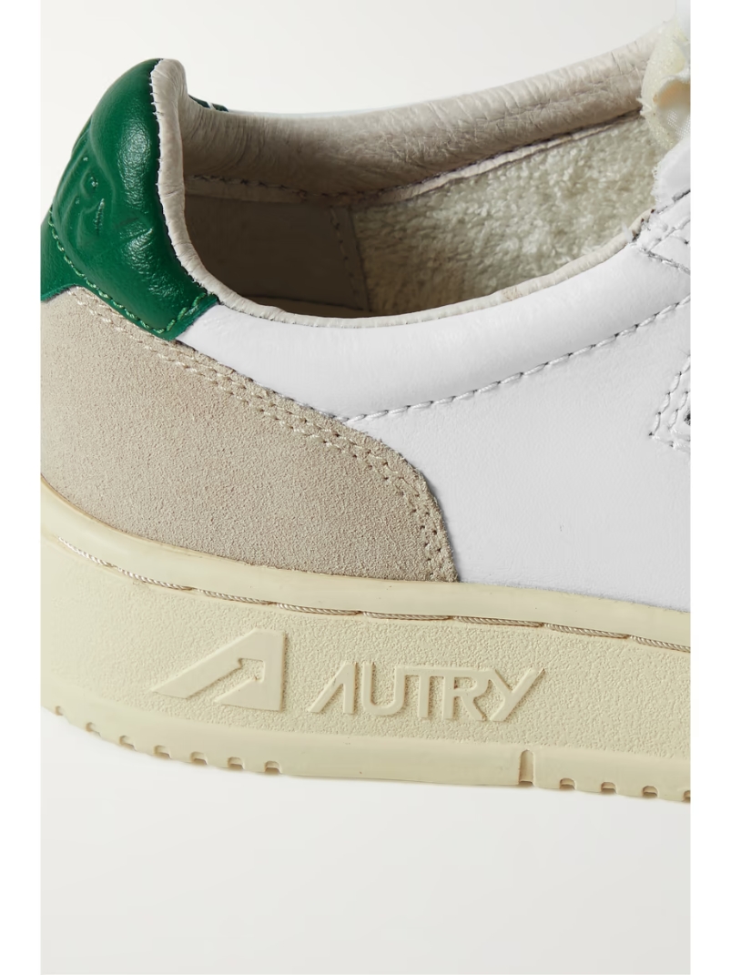 Medalist Low suede and leather sneakers