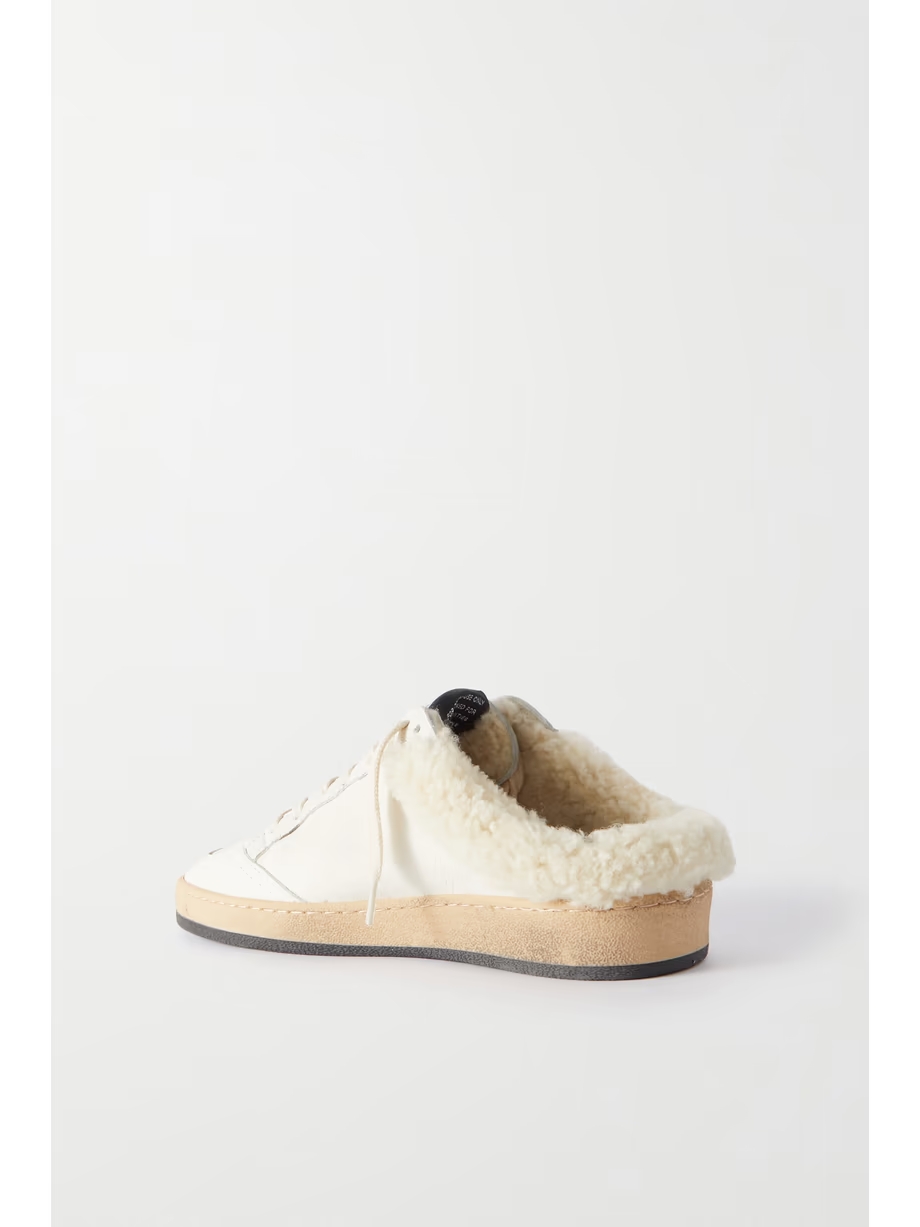 Ball Star Sabot shearling-lined leather slip-on sneakers